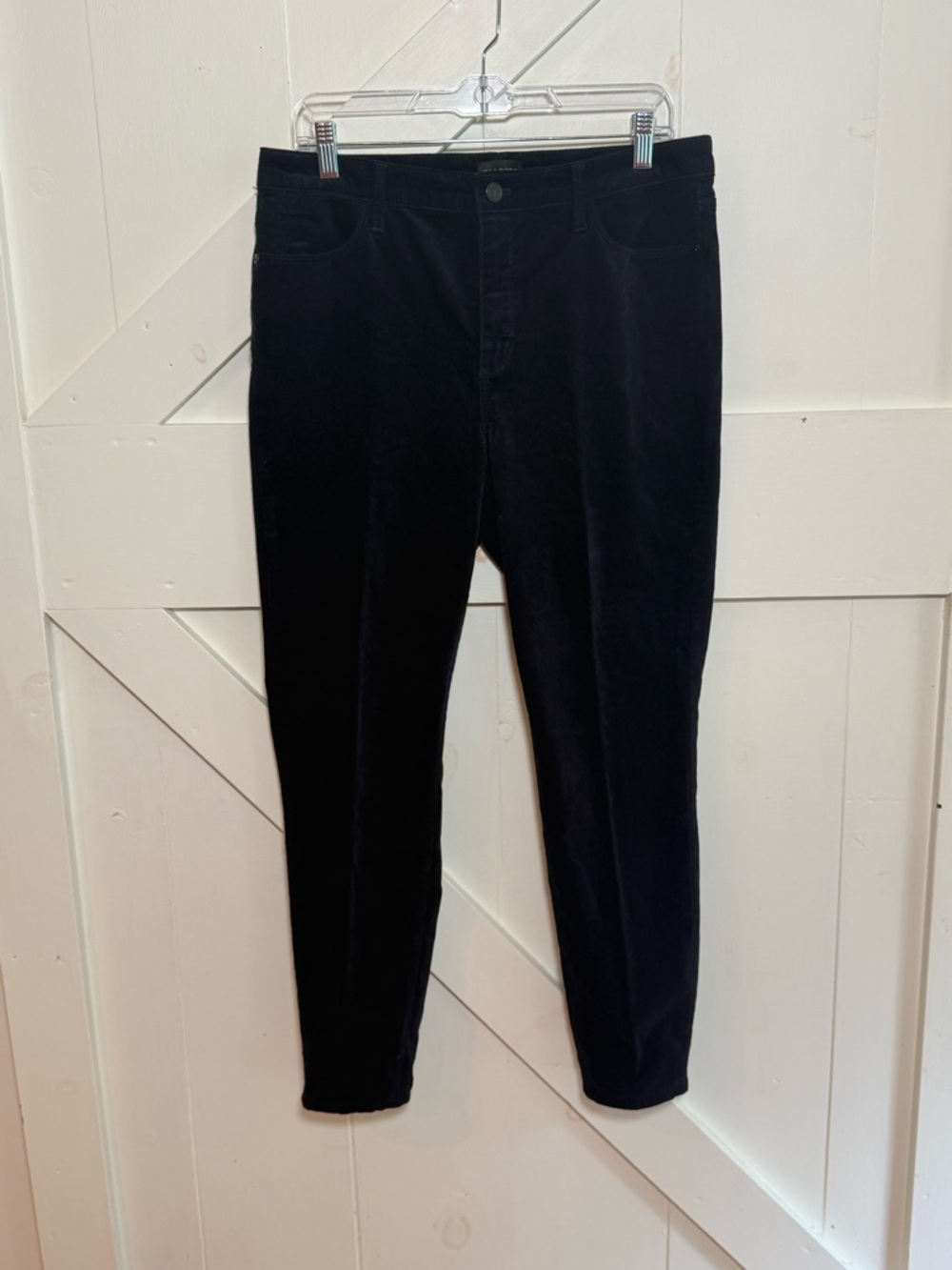 Talbots Corduroy Jegging Pants Size 10 Navy Blue Stretch Skinny Leg